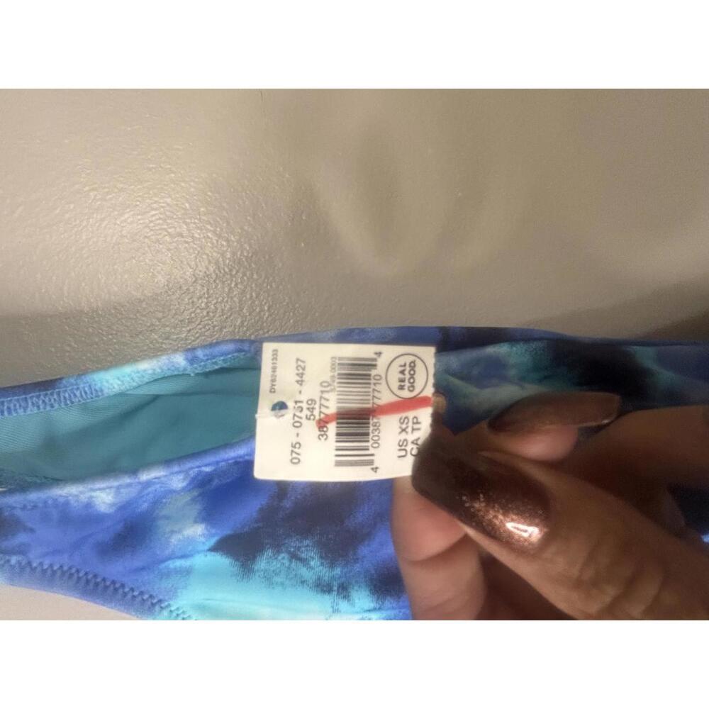 Aerie Vibrant Blue Tie-Dye Swimsuit - XS - Picture 4 of 6